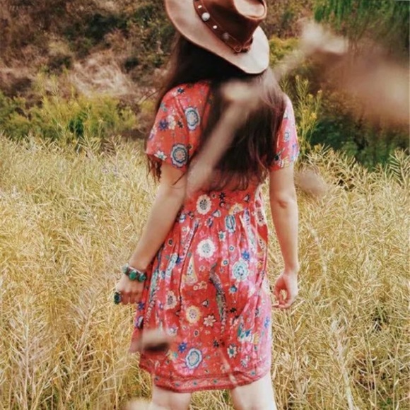 💕Boho Gypsy Lovebird Dress - Picture 3 of 9